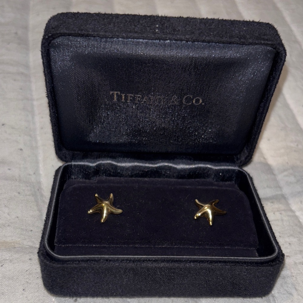 Tiffany & Co. Gold Starfish Studs